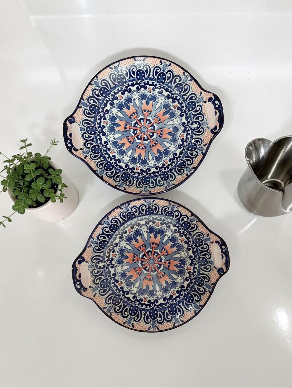 New Set Of 2 Bohemain Designed Individual Bakimg Dishs. - Picture 11 of 11